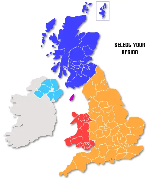 Map of UK